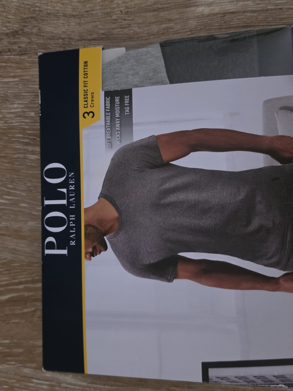 Polo by Ralph Lauren Men’s Heather Gray Short Sleeve Crew Tee Small
